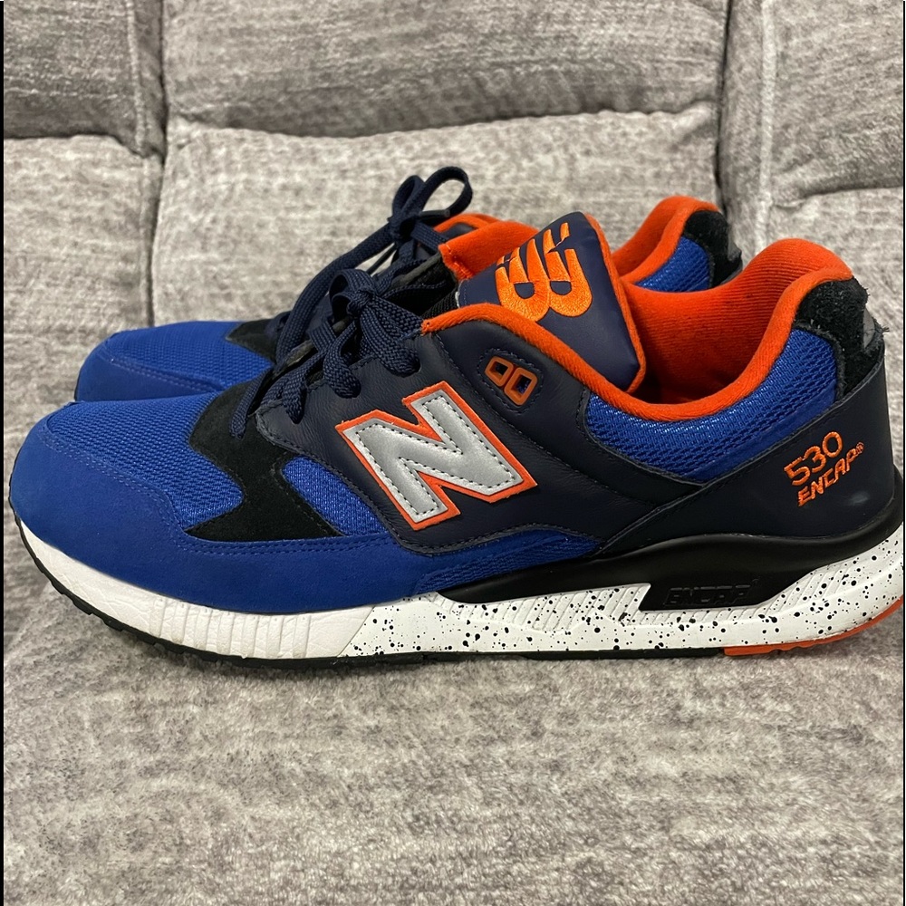 New Balance Blue and Orange Sneakers